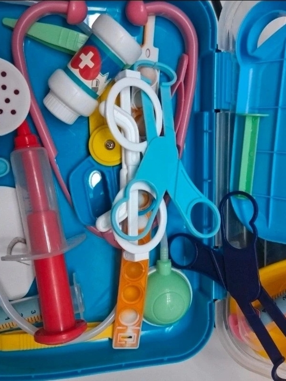 Kids' Blue Toy Medical Play Set - Pretend Doctor Kit